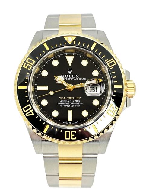 rolex sea dweller color oro